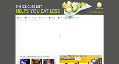 Desktop Screenshot of icecubediet.com