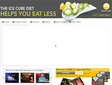 Tablet Screenshot of icecubediet.com